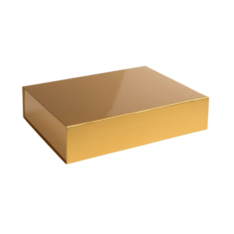 Luxe gouden magneet doos (groot)