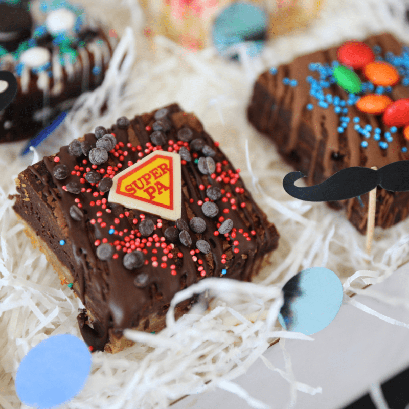 Vaderdag brownie box