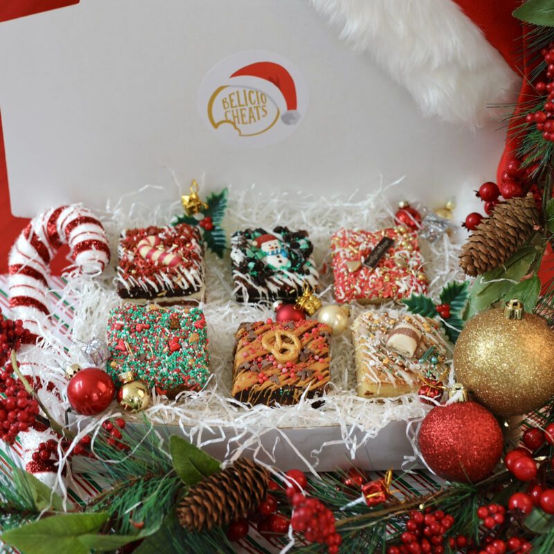 Christmas brownie box