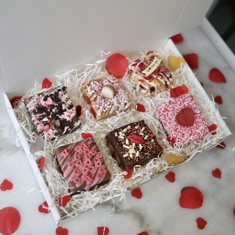 Valentine brownie box (excl. hartjesdoos)