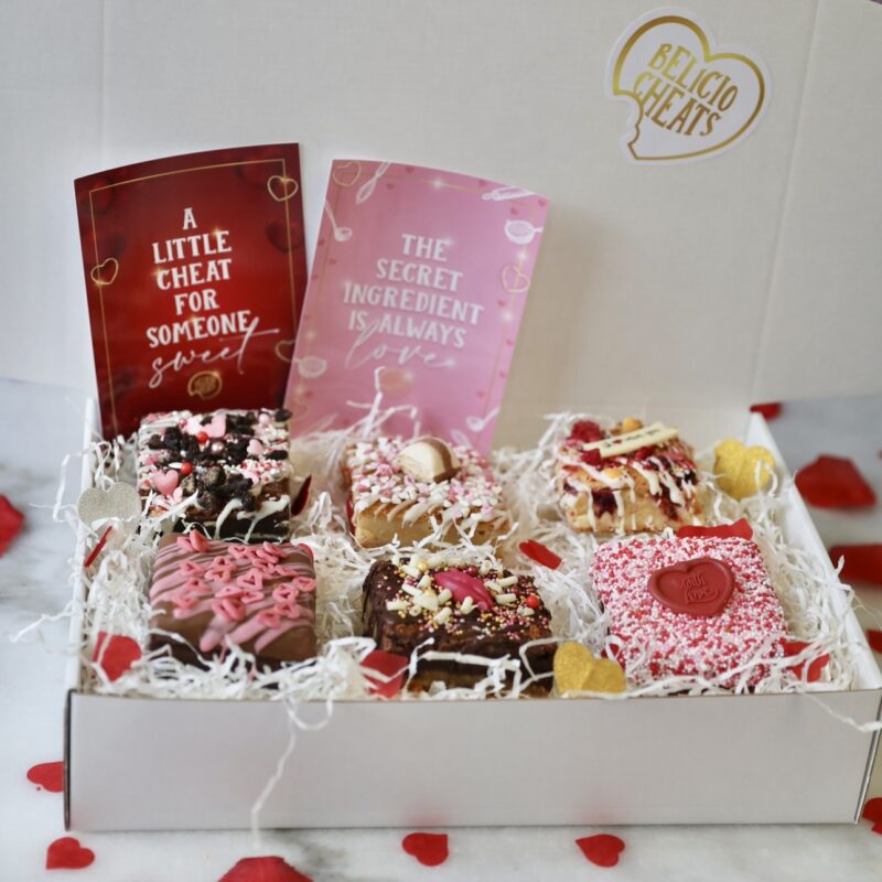 Valentine brownie box (excl. hartjesdoos)