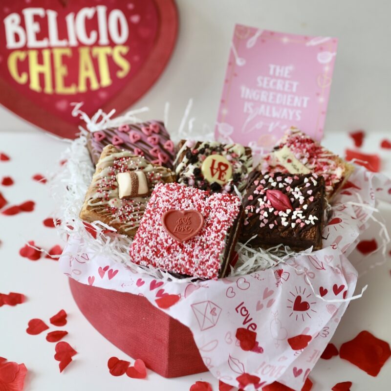 Valentijn brownie box