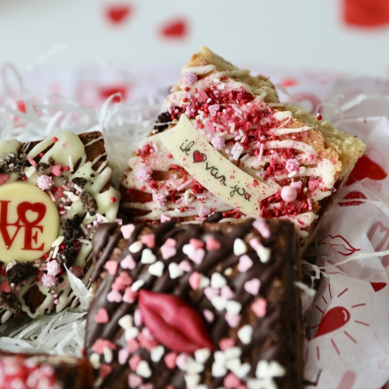 Valentijn brownie box